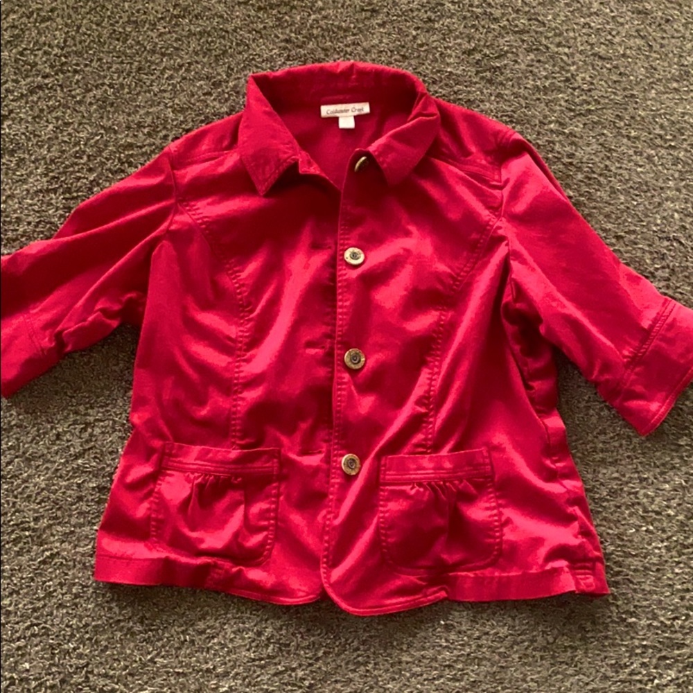 Coldwater Creek Red Coat